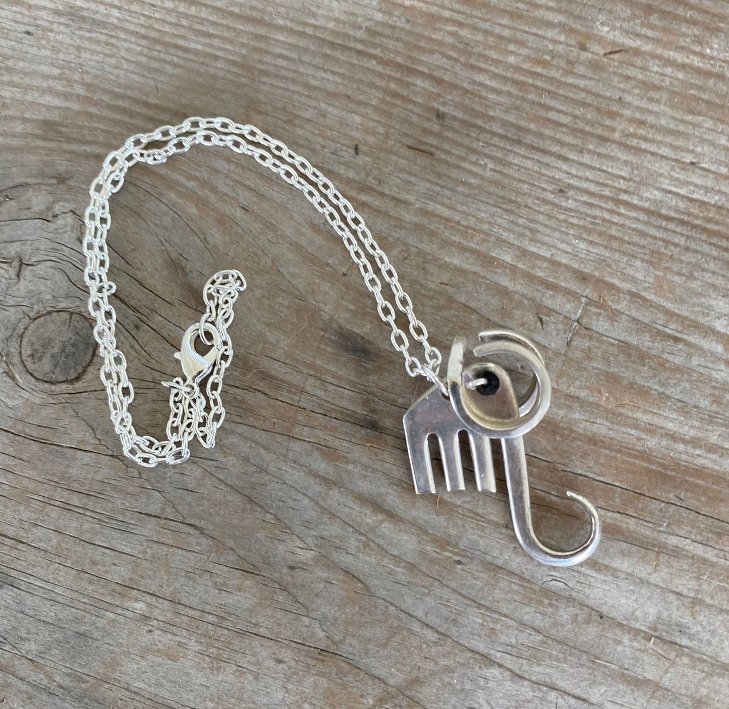 Fork Elephant Wooly Mammoth Necklace - #5174