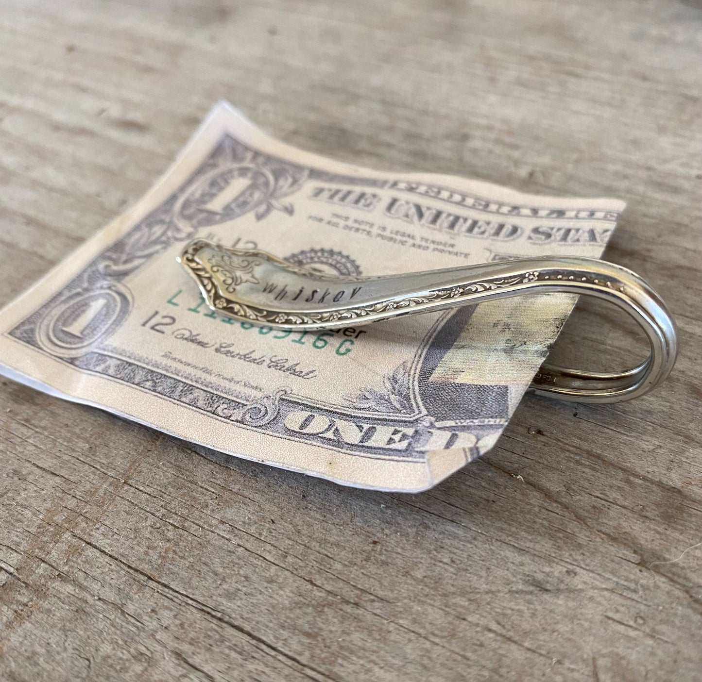 Spoon Money Clip - Alden - WHISKEY