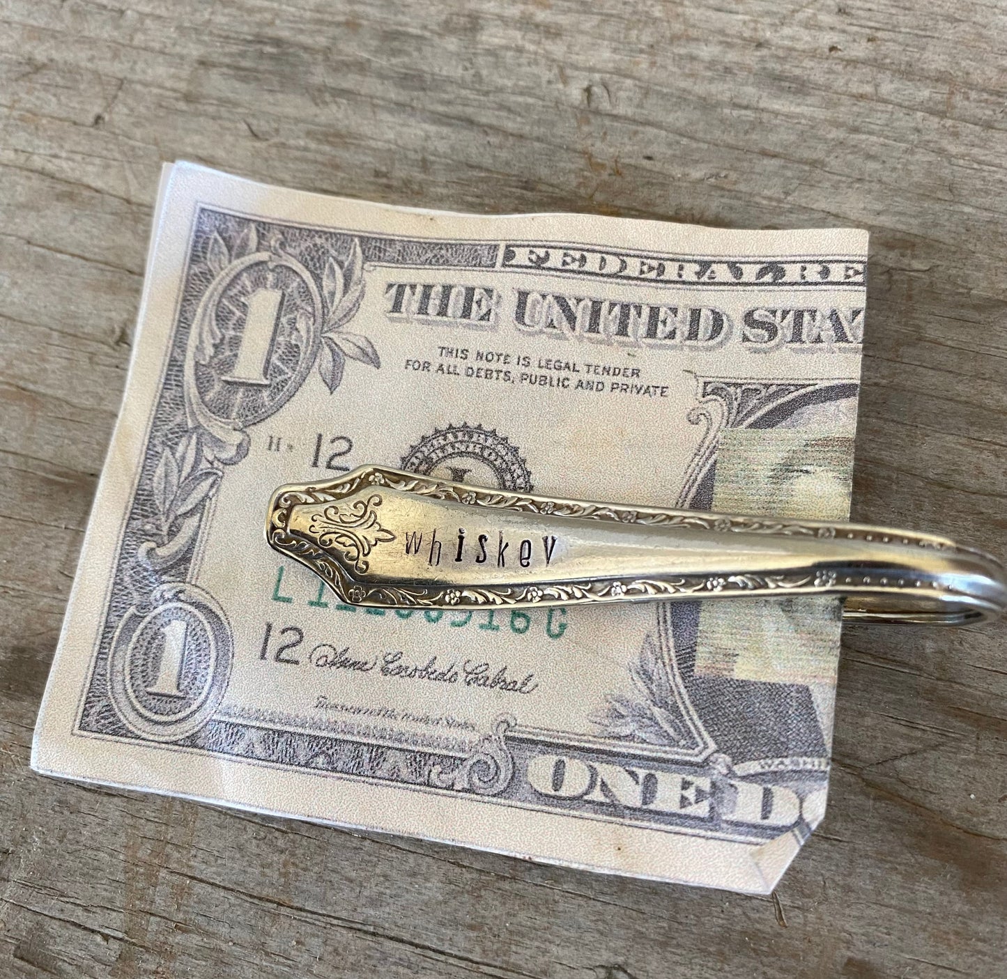 Spoon Money Clip - Alden - WHISKEY