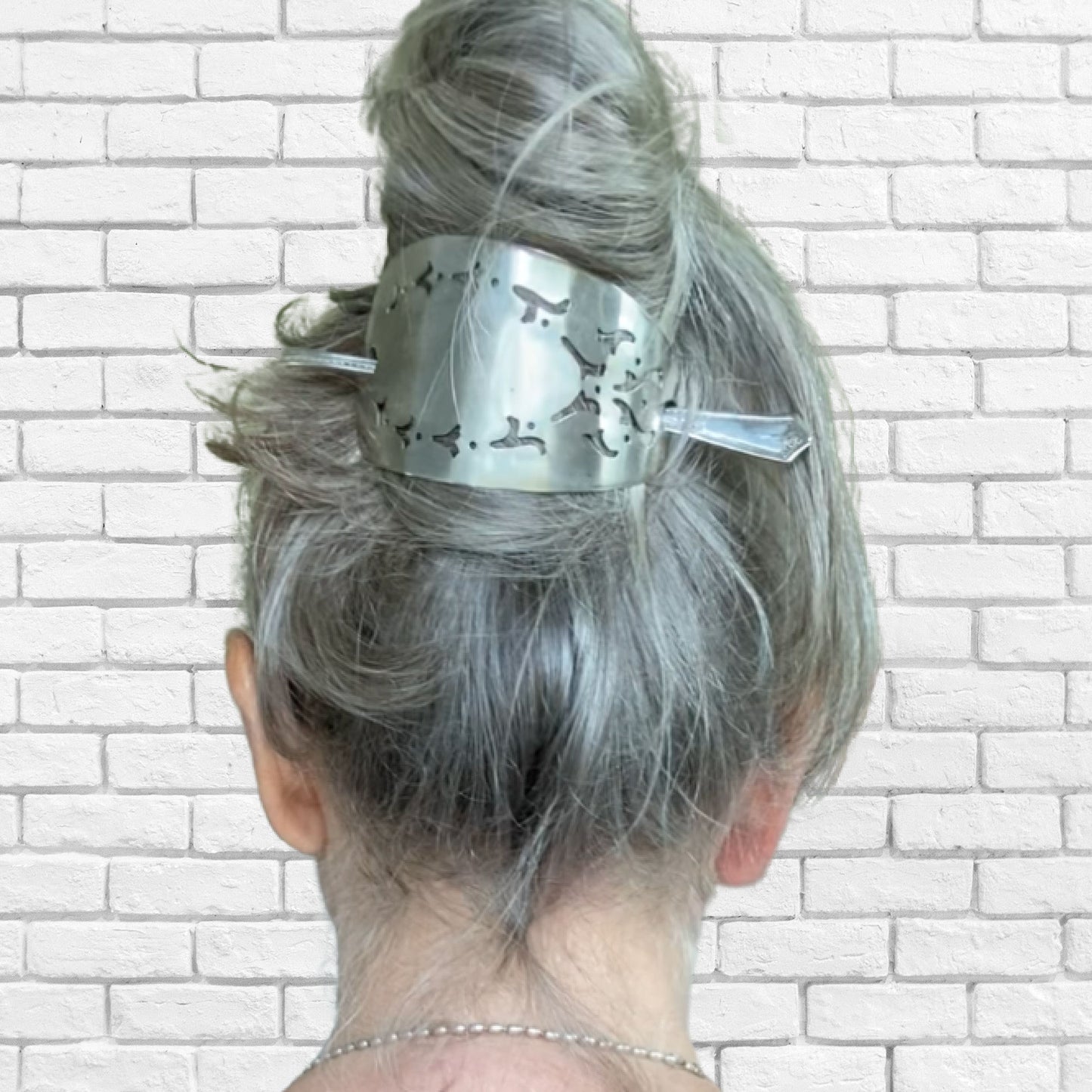 Cake Server Hair Barrette - BOUQUET - #5187