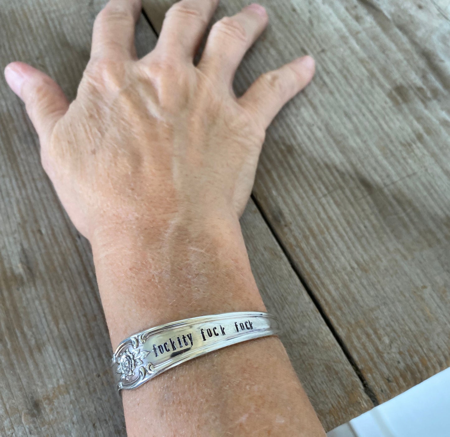 Spoon Cuff Bracelet - FUCKITY FUCK FUCK - Signature - #5200