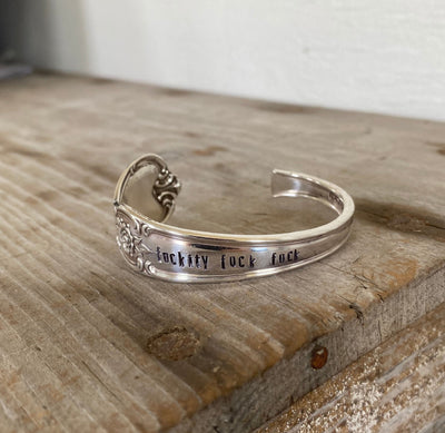 Spoon Cuff Bracelet - FUCKITY FUCK FUCK - Signature - #5200