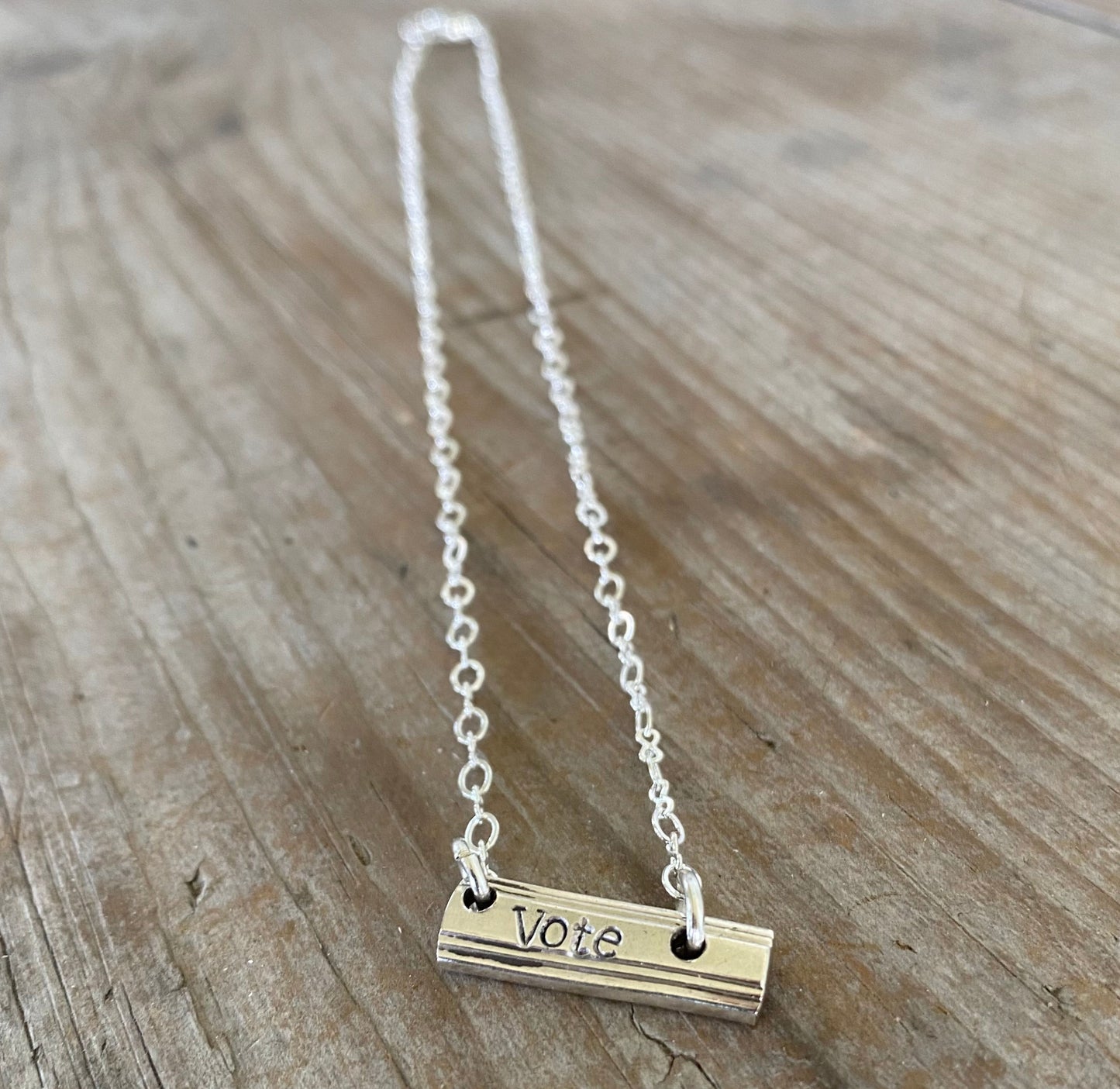 Bar Necklace - VOTE - #5236