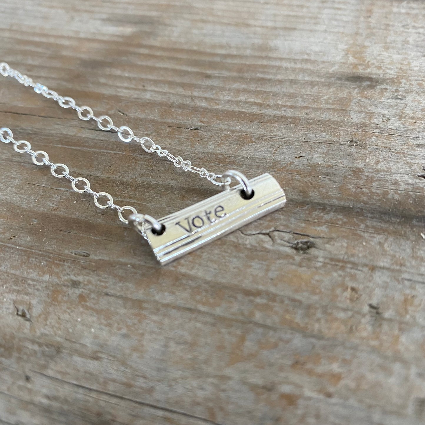 Bar Necklace - VOTE - #5236