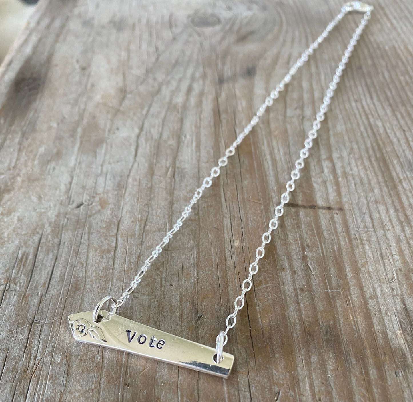 Bar Necklace - Vote - #5237