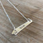 Bar Necklace - Vote - #5237