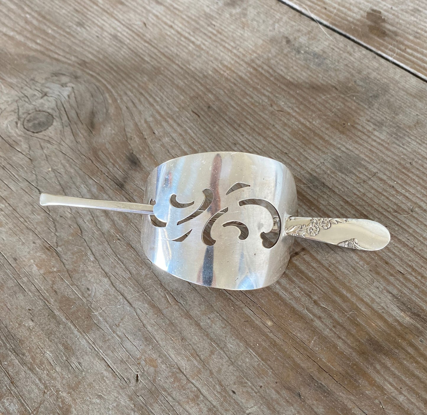 Cake Server Hair Barrette - BRIDAL WREATH - #5252