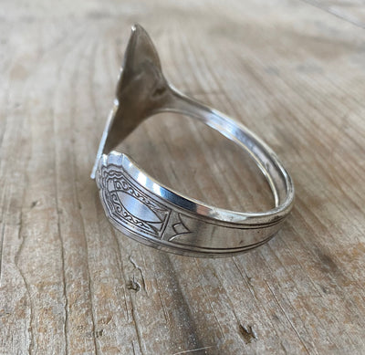 Spoon Cuff Bracelet - Mermaid Whale Tail