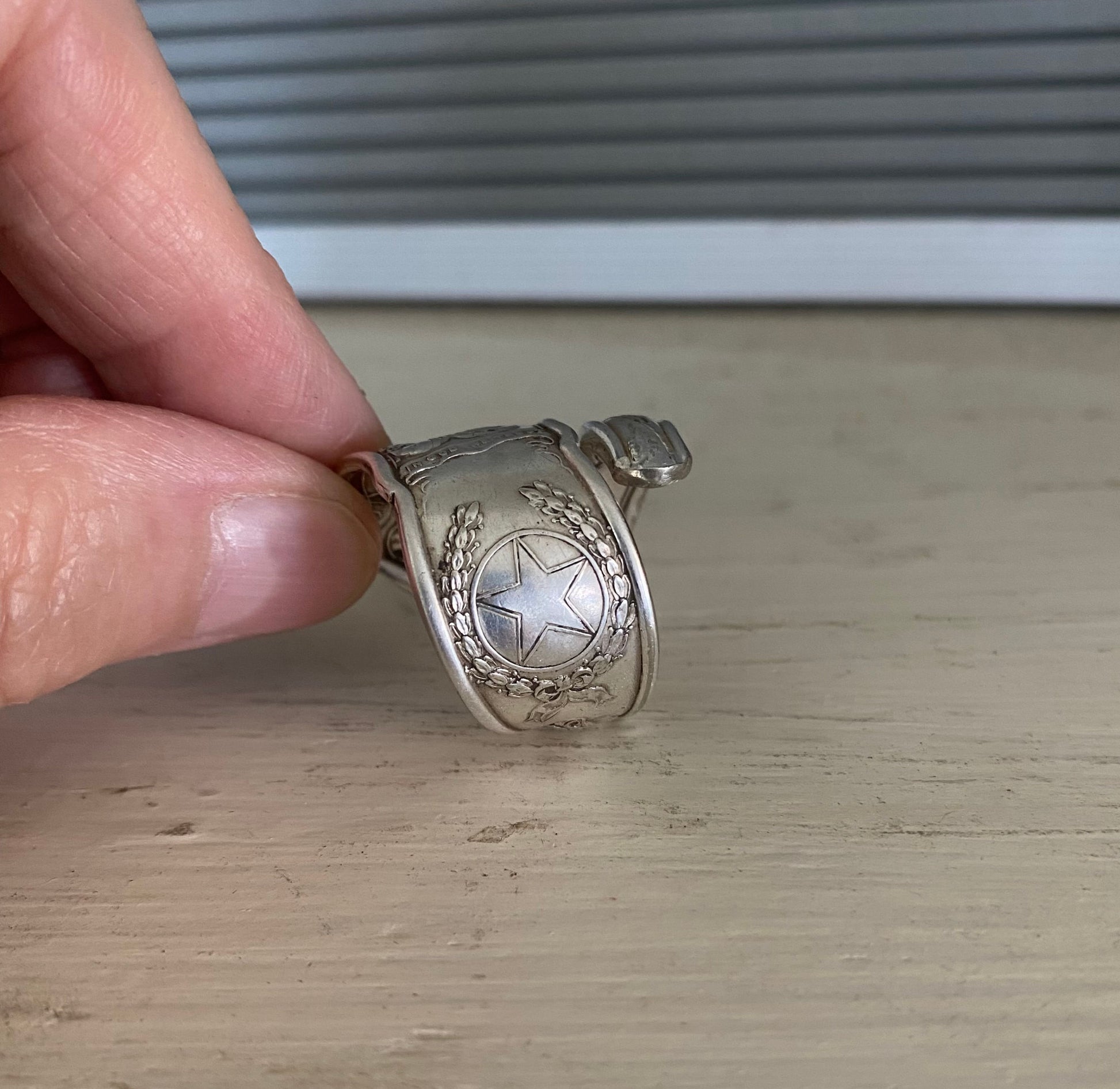 Spoon Ring from upcycled vintage souvenir Spoon of Texas