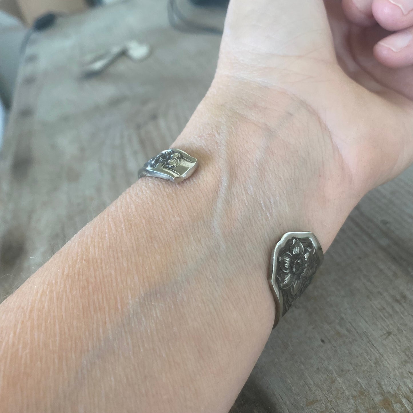 Spoon Cuff Bracelet - SPRING DAFFODIL