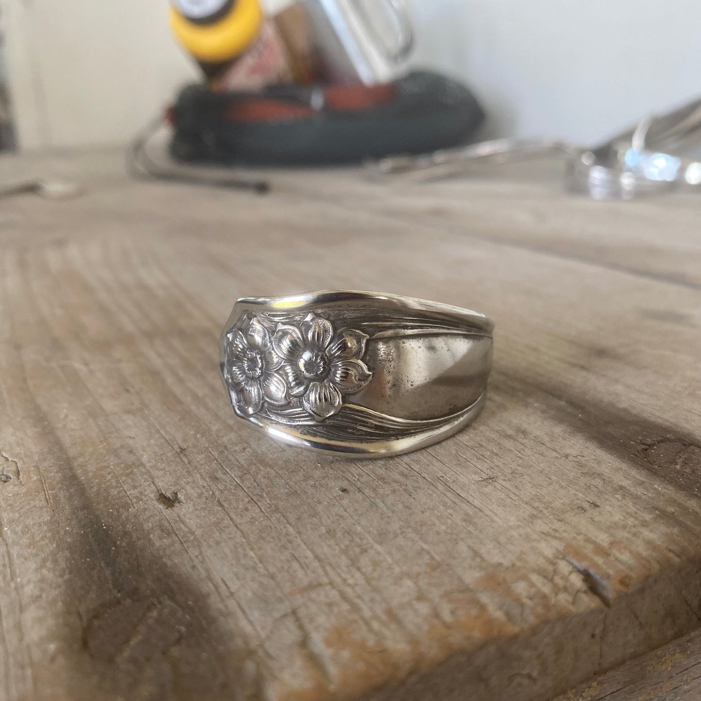 Spoon Cuff Bracelet - SPRING DAFFODIL