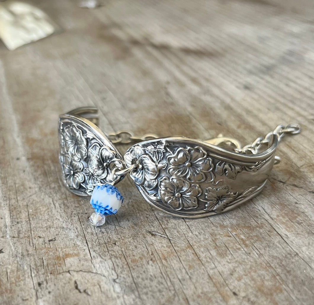 Spoon Bracelet - FAIRFIELD ONE BLUE & WHITE - #5309