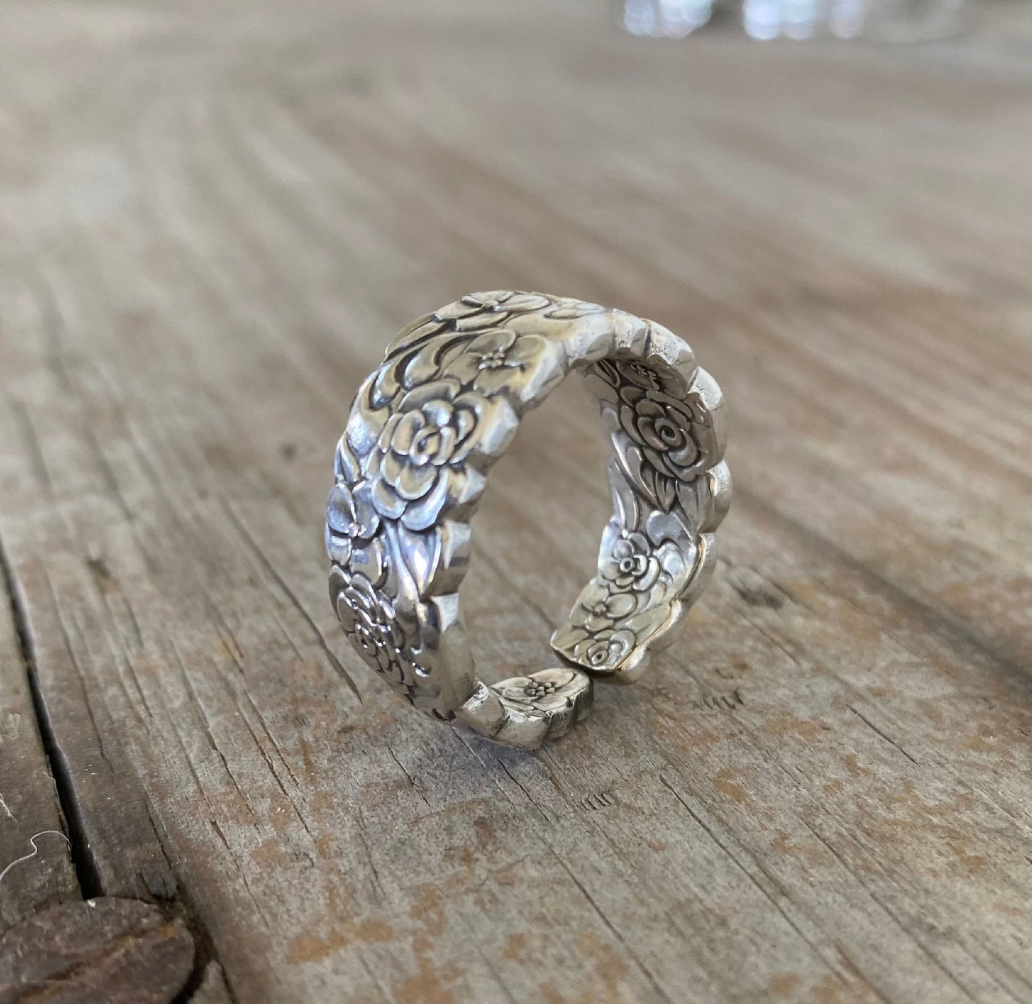 Spoon Ring - SILVER BOUQUET -#5320