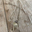 Fork Elephant Necklace with Patchwork Chain