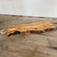 Italian olivewood charcuterie board with rustic bark edge and rope handle - handcrafted from 150-year-old wood