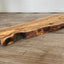 Handmade olivewood serving board detail - natural grain and antibacterial Italian wood charcuterie platter