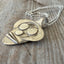 Silverware Collage Artisan Spoon Necklace - GILDA - #5392