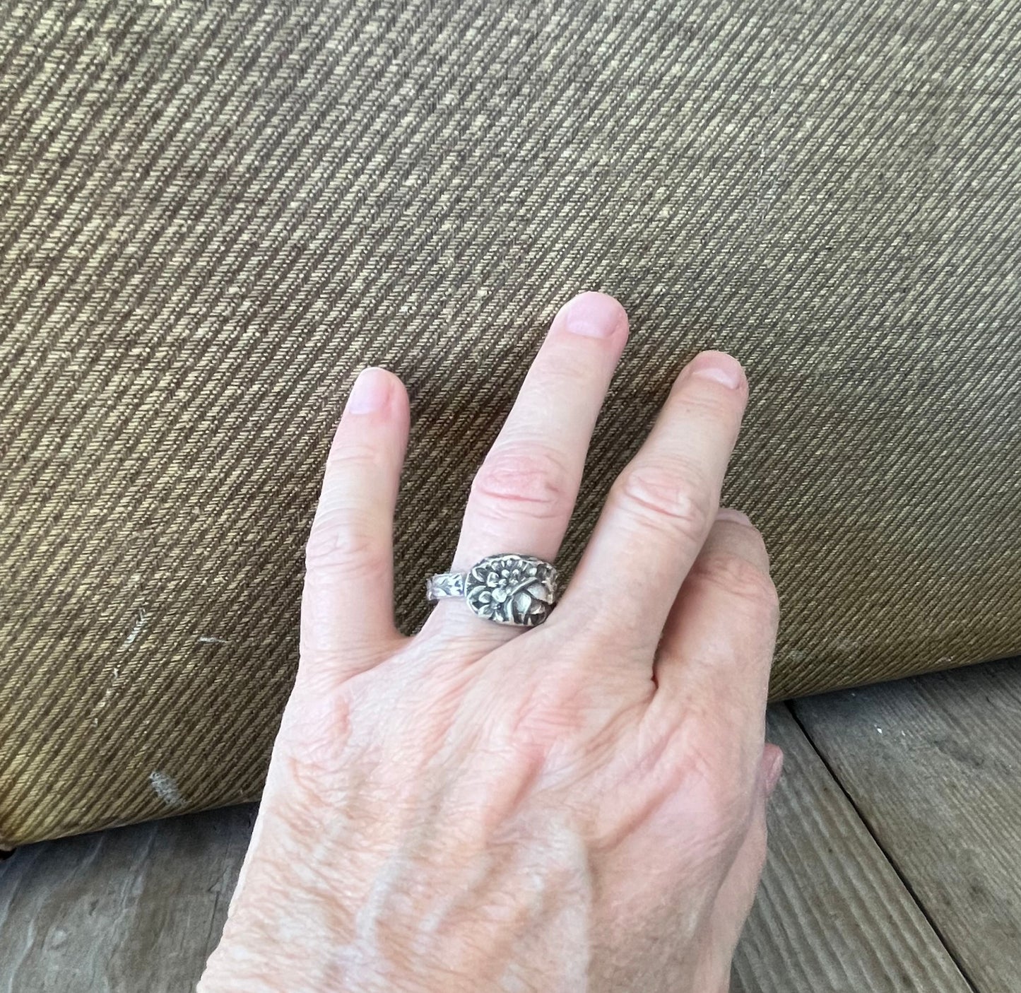 Sterling Spoon Ring - Kirk & Son #132