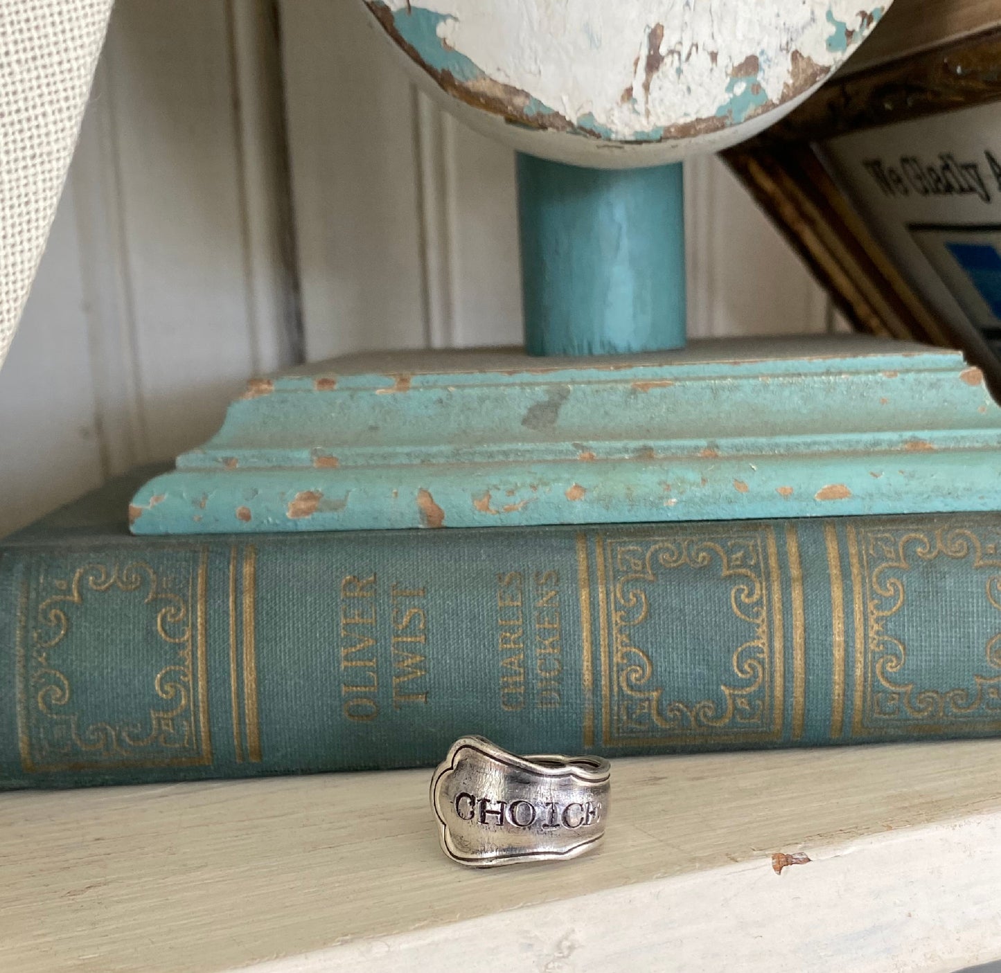 Stamped Spoon Ring - CHOICE - #5436