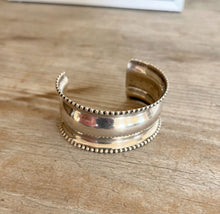 Antique Sterling Silver Napkin Ring Cuff Bracelet - #5443