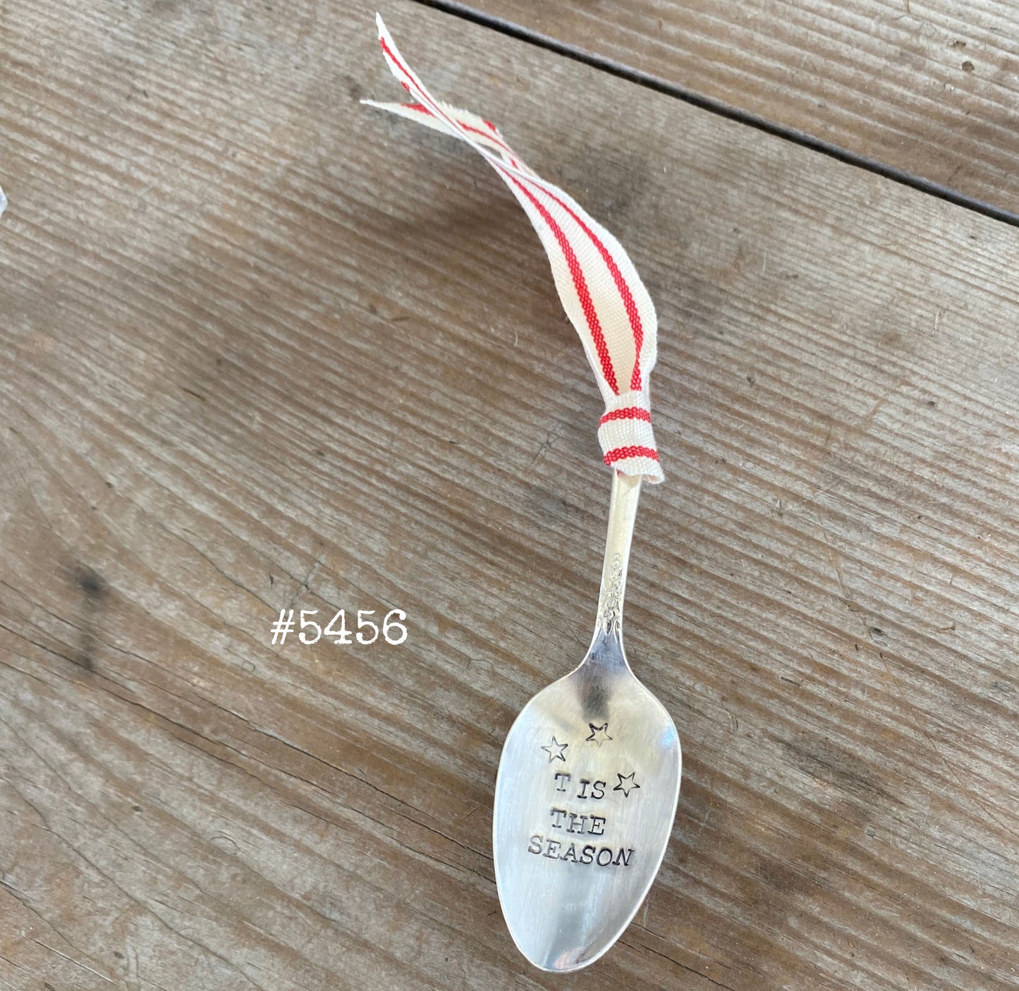 Stamped Spoon Ornament - TIS THE SEASON