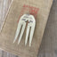 Handcrafted fork bookmark stamped TURN TO PAGE 394 - unique Harry Potter gift for book lovers