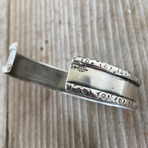 Sterling Napkin Ring Cuff Bracelet - LYNNE