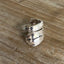 SALE Spoon Ring - Coil Wrap - Stamped BRIE - #5526