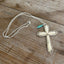 Handmade Cross Necklace from Upcycled Silverware