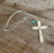 Handmade Cross Necklace from Upcycled Silverware