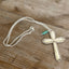 Upcycled Spoon Necklace in Shape of Cross