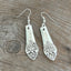Upcycled silverware jewelry spoon earrings 