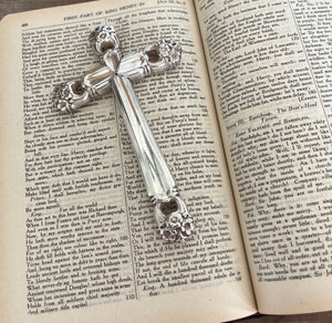 Knife Cross Bible Page Weight - ETERNALLY YOURS - #5540