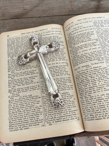 Knife Cross Bible Page Weight - ETERNALLY YOURS - #5540