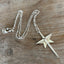 Fork Tine Cross Layered on Stylized Spoon Star Necklace - #5546