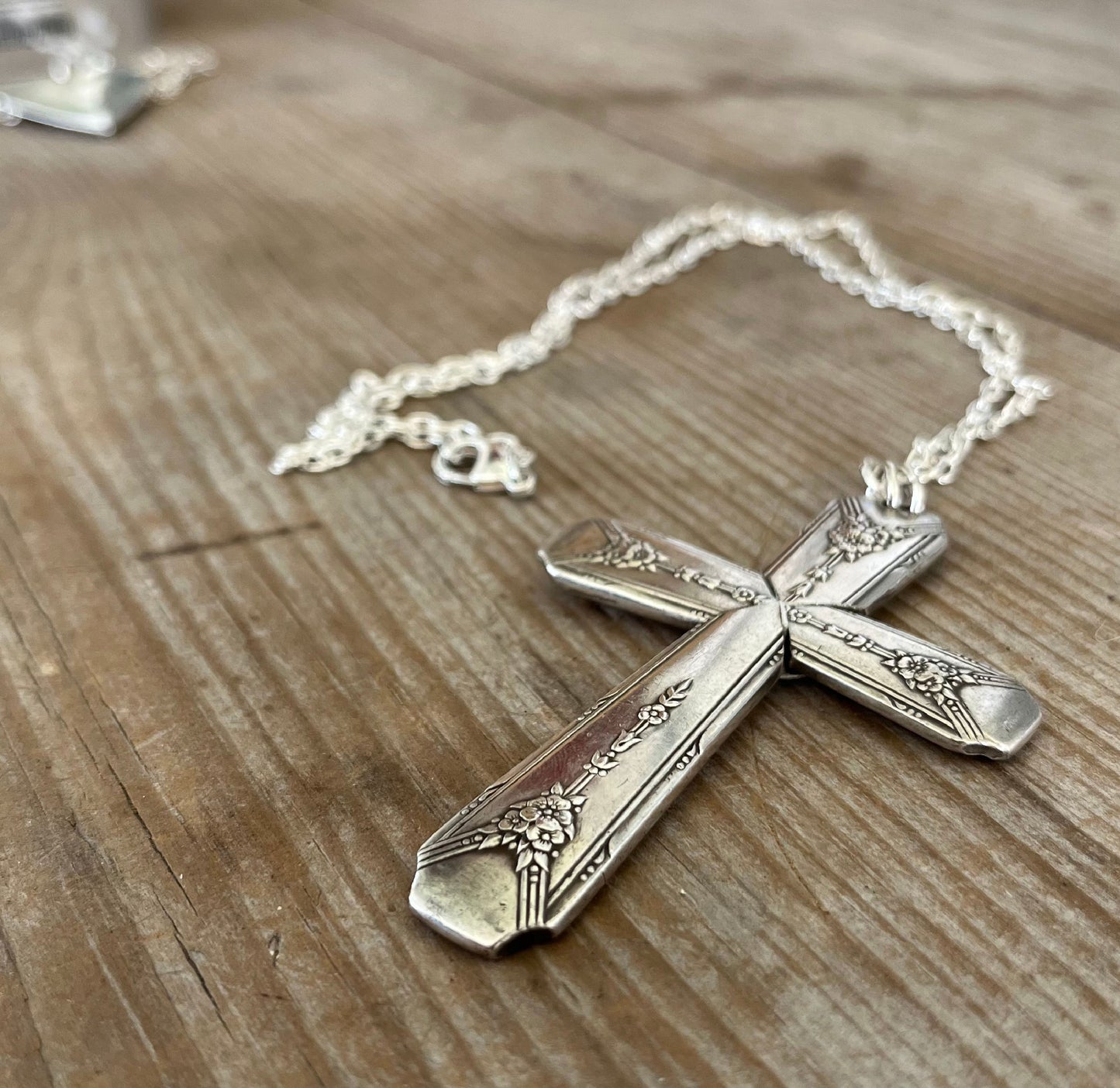 Spoon Cross Necklace - MILADY - #5549