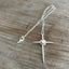 Fork Tine Cross Necklace - #5554