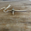 Fork Tine Cross Necklace - #5554