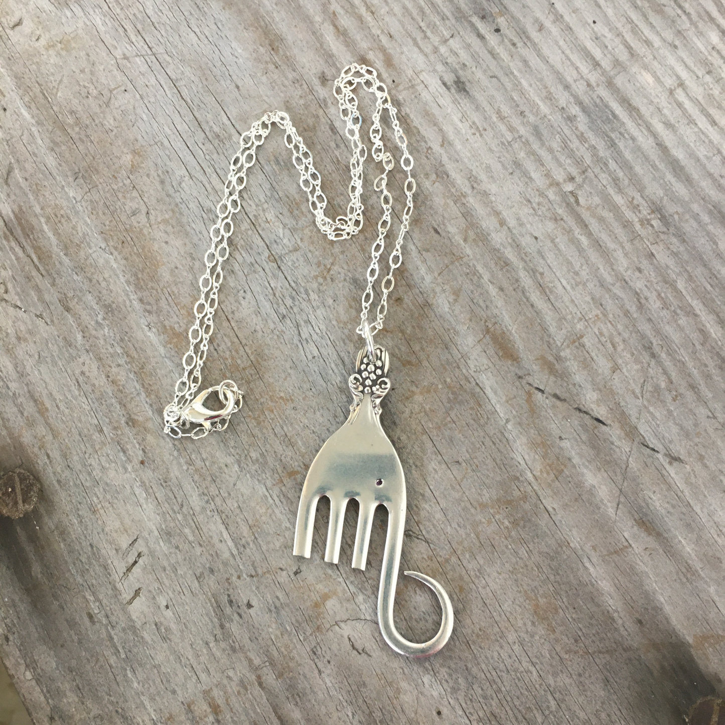 Fork Elephant Necklace - #4576