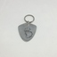 Floral Monogram Stamped Spoon Keychain "B"