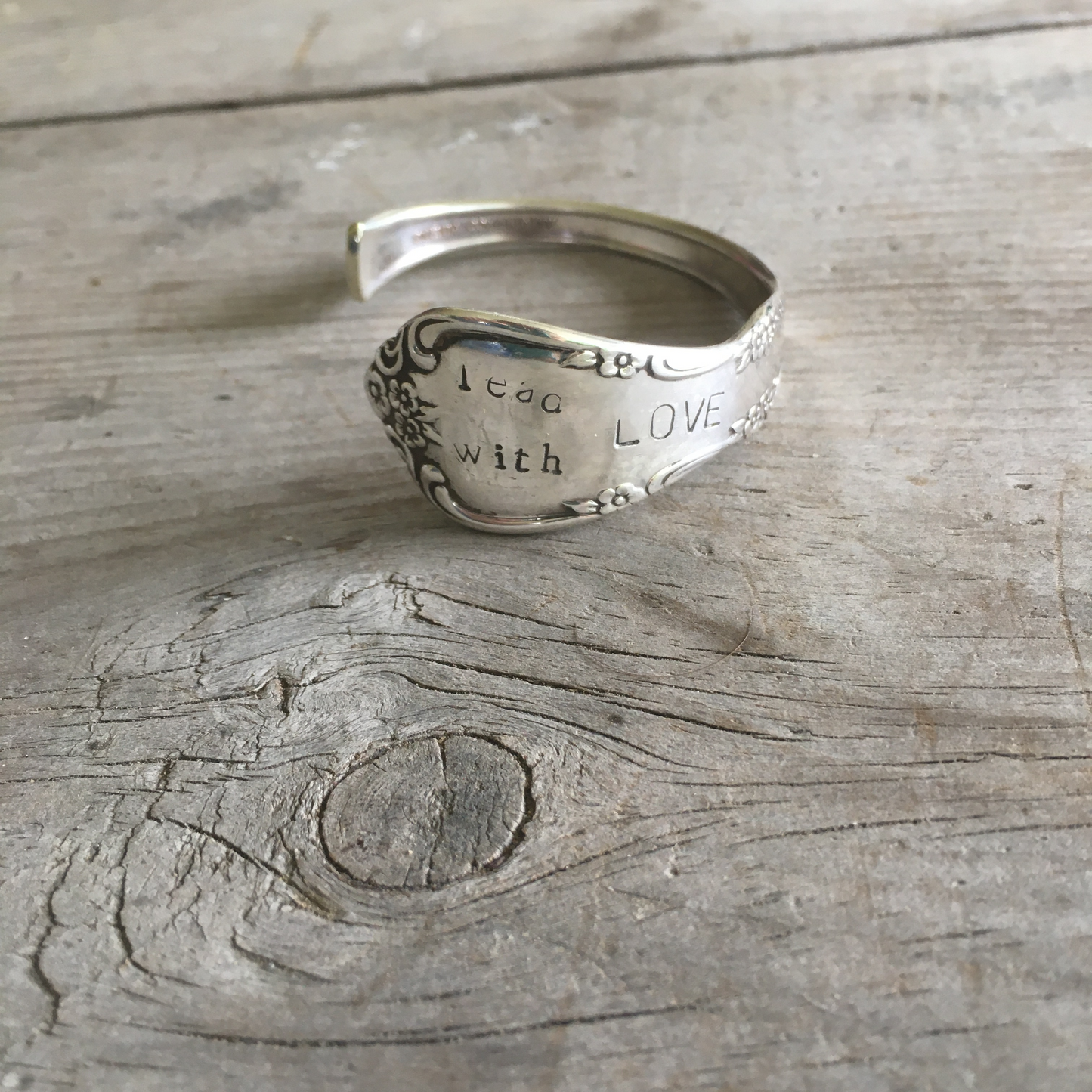 Spoon Cuff Bracelet - LEAD WITH LOVE - AFFECTION - #4377