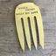 upcycled fork bookmark hand-stamped CARPE LIBRUM SEIZE THE BOOK - vintage silverware