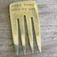 SALE - Fork Bookmark - CARPE LIBRUM SEIZE THE BOOK - #4270