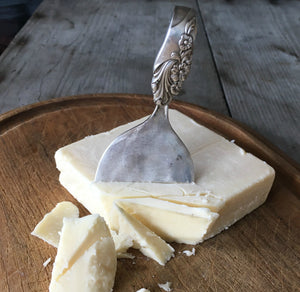 Upcycled Silverware Cheese Knife for Hard Cheese Made From Spoon