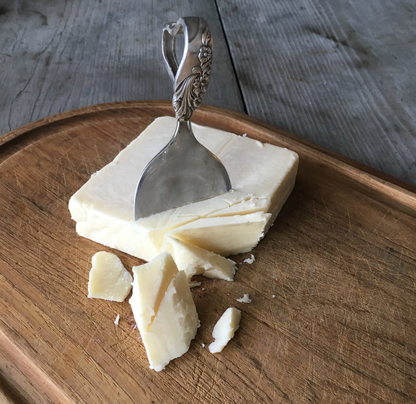 Community Silverplate Evening Star Upcycled Spoon Cheese Cutting Knife