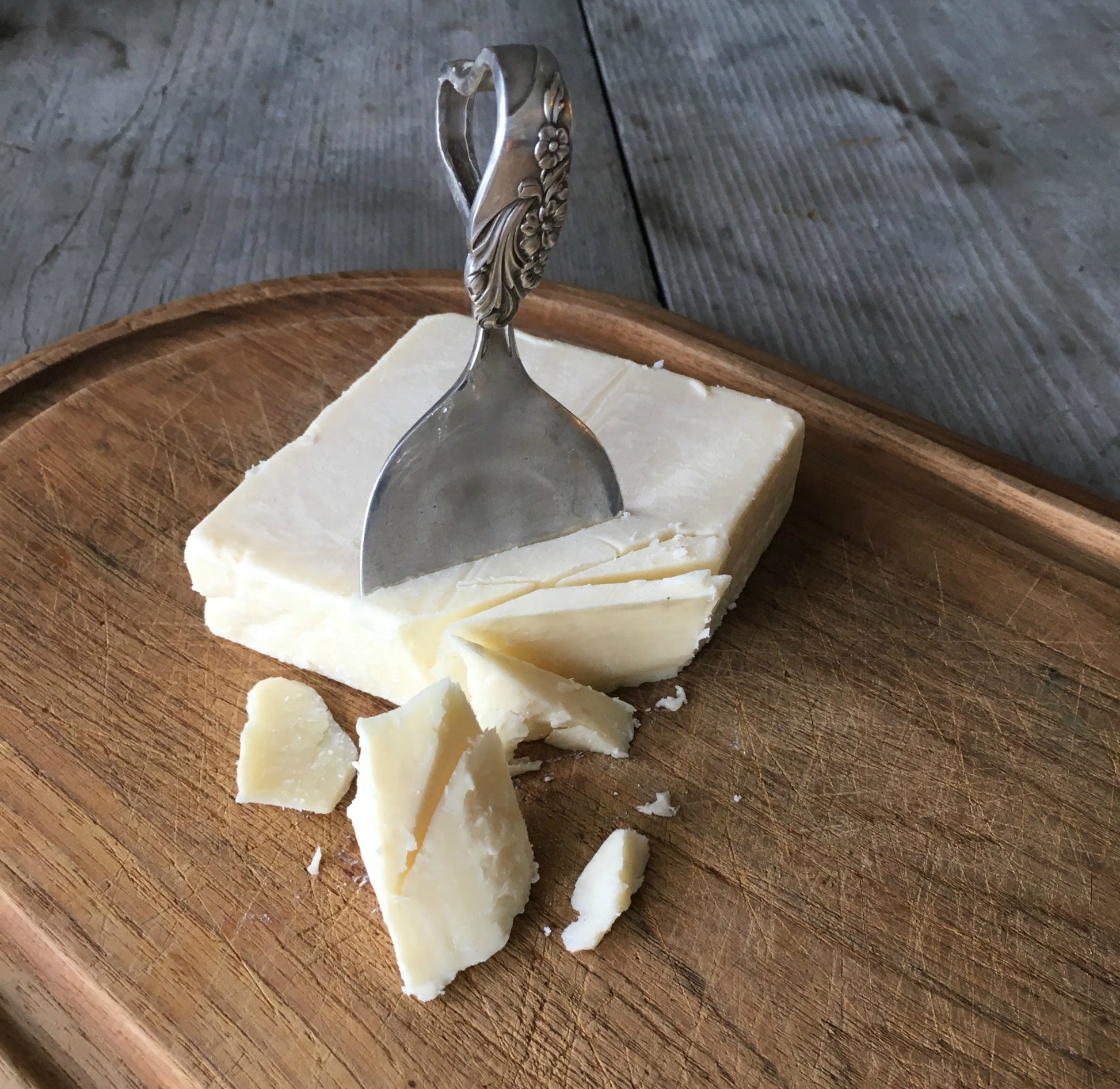 Community Silverplate Evening Star Upcycled Spoon Cheese Cutting Knife