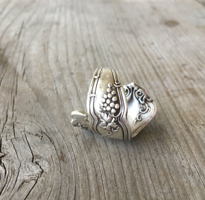 Spoon Ring Coil Wrap - GRAPES - VINTAGE