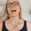 Buckles & Bits Necklace | 1920s Belt Buckle & Silverware Bits #5120