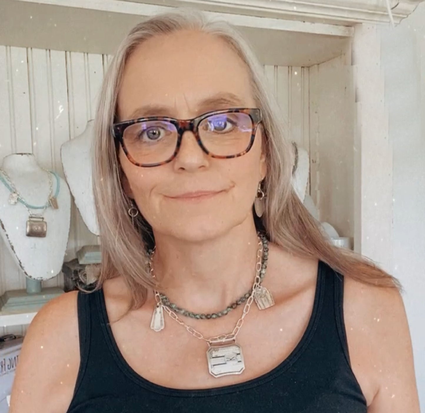 Buckles & Bits Necklace | 1920s Belt Buckle & Silverware Bits #5123