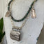 Buckles & Bits Necklace | 1920s Belt Buckle & Silverware Bits #5123